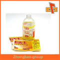 Moisture proof PVC warpping labels , energy drinks label for packaging